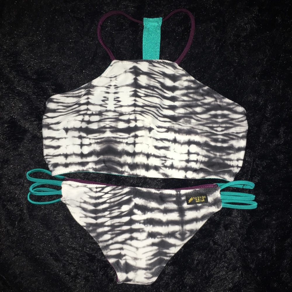 Savage Swim reversible swim suit